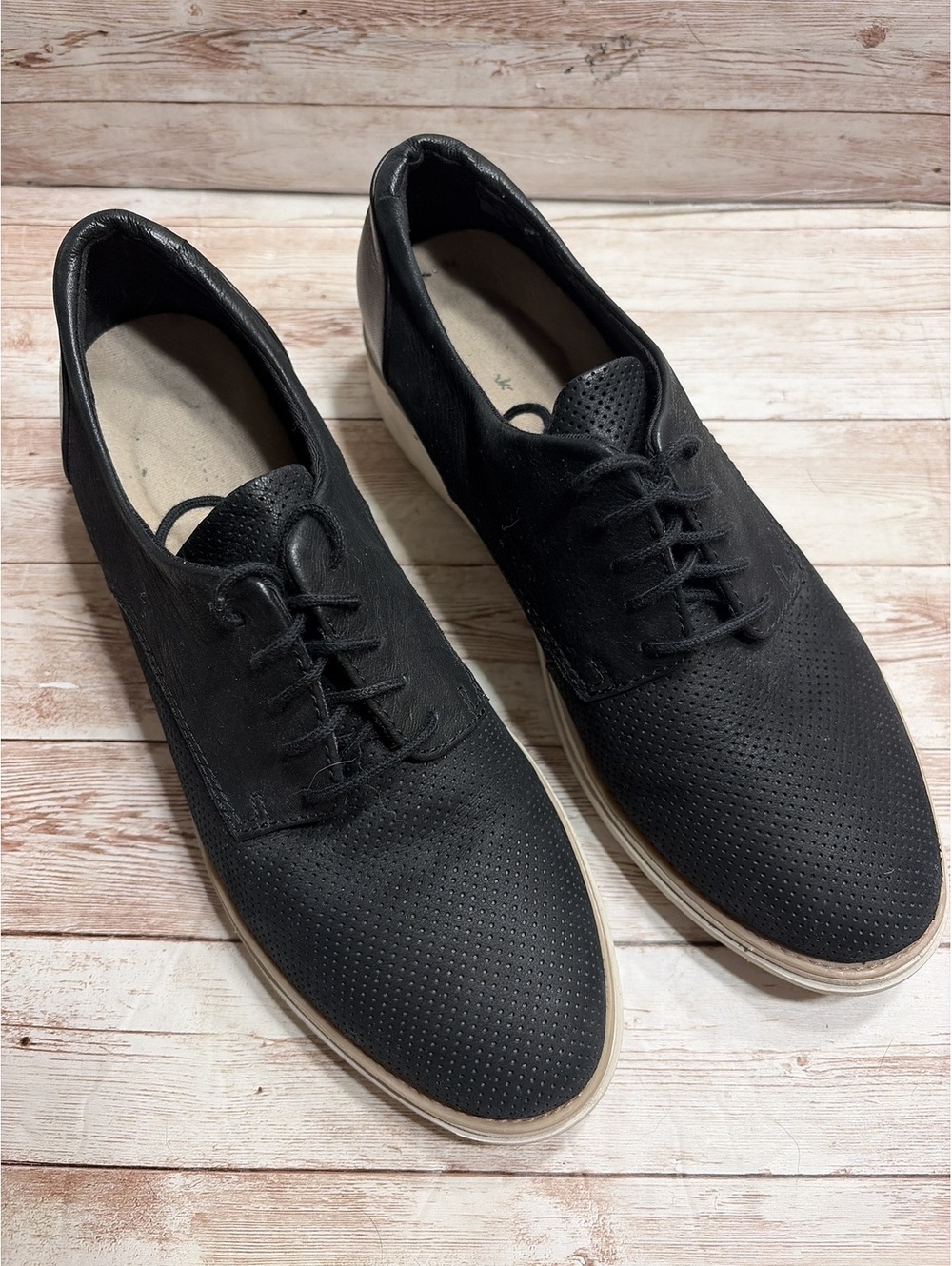Clarks Sharon Crystal Oxford Black 8.5